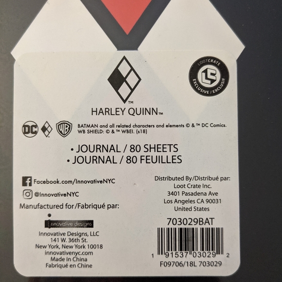 Harley Quinn notebook journal - Picture 3 of 3